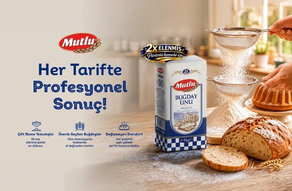 Mutlu Makarnacılık, un kategorisine Mutlu Un ile giriş yaptı