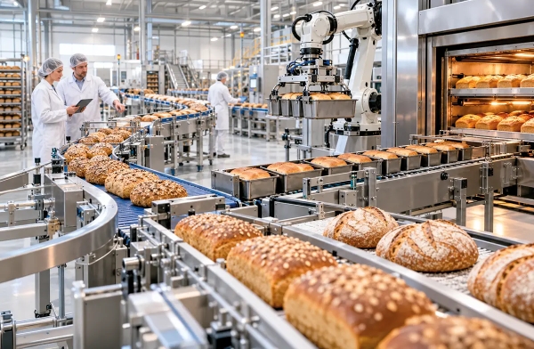 Flexibility, Capacity and Automation in Industrial Bread Production